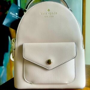 Kate Spade (NWT) Warm Beige Mini Backpack